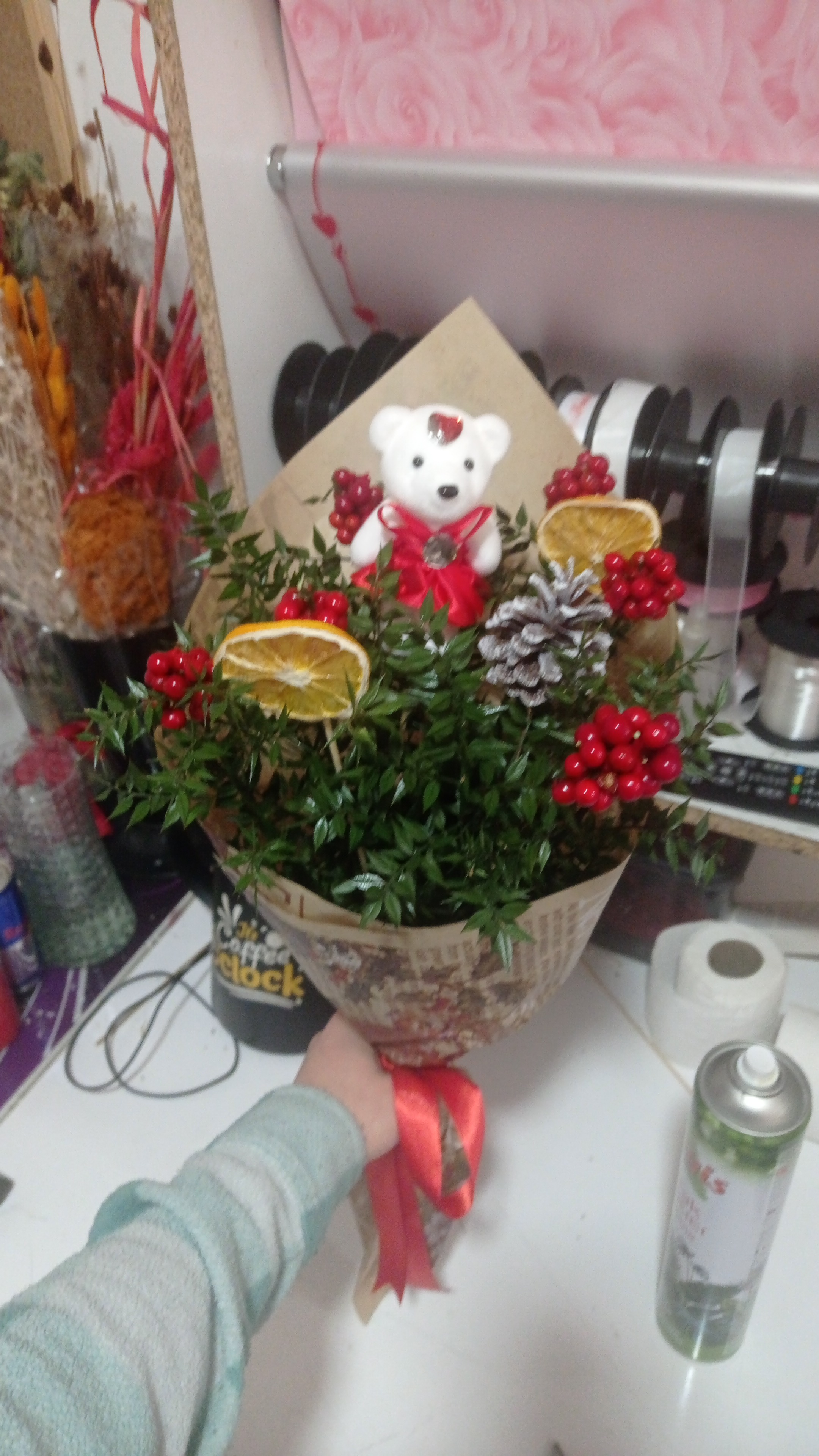 Ayıcık ve kokina buketi