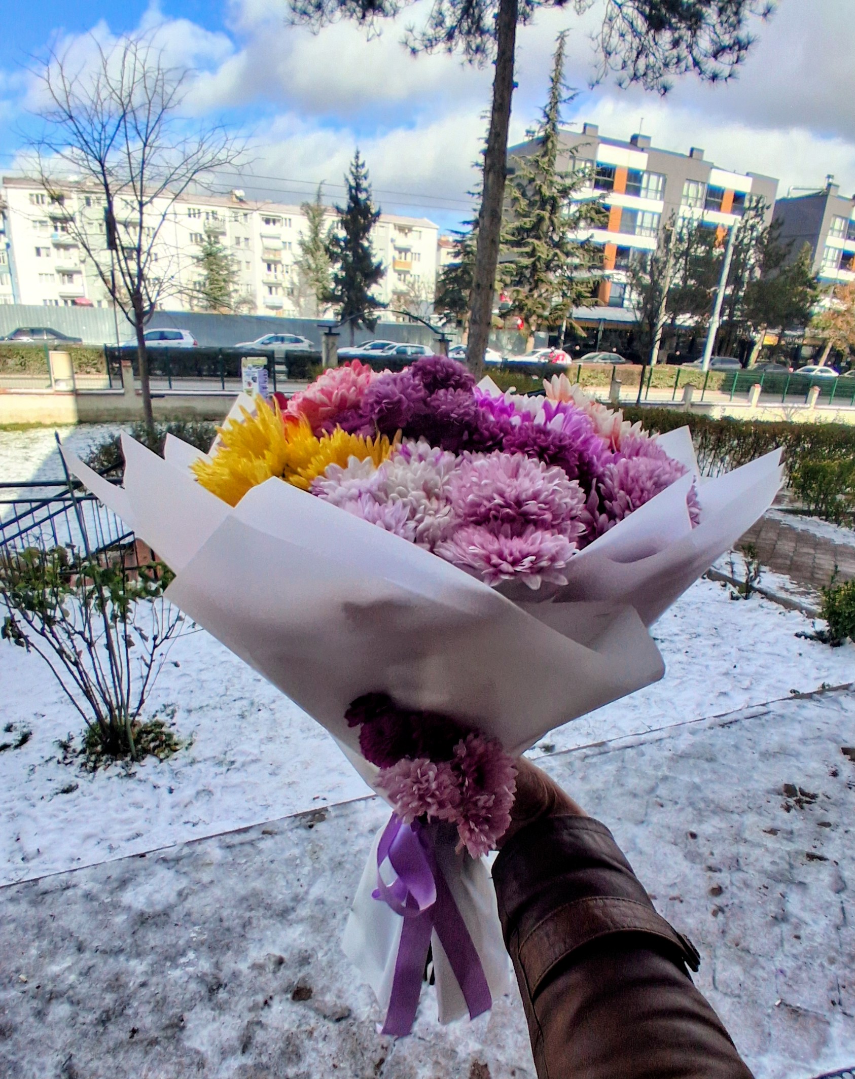 Büyük Boy Kasımpatı Buketi 