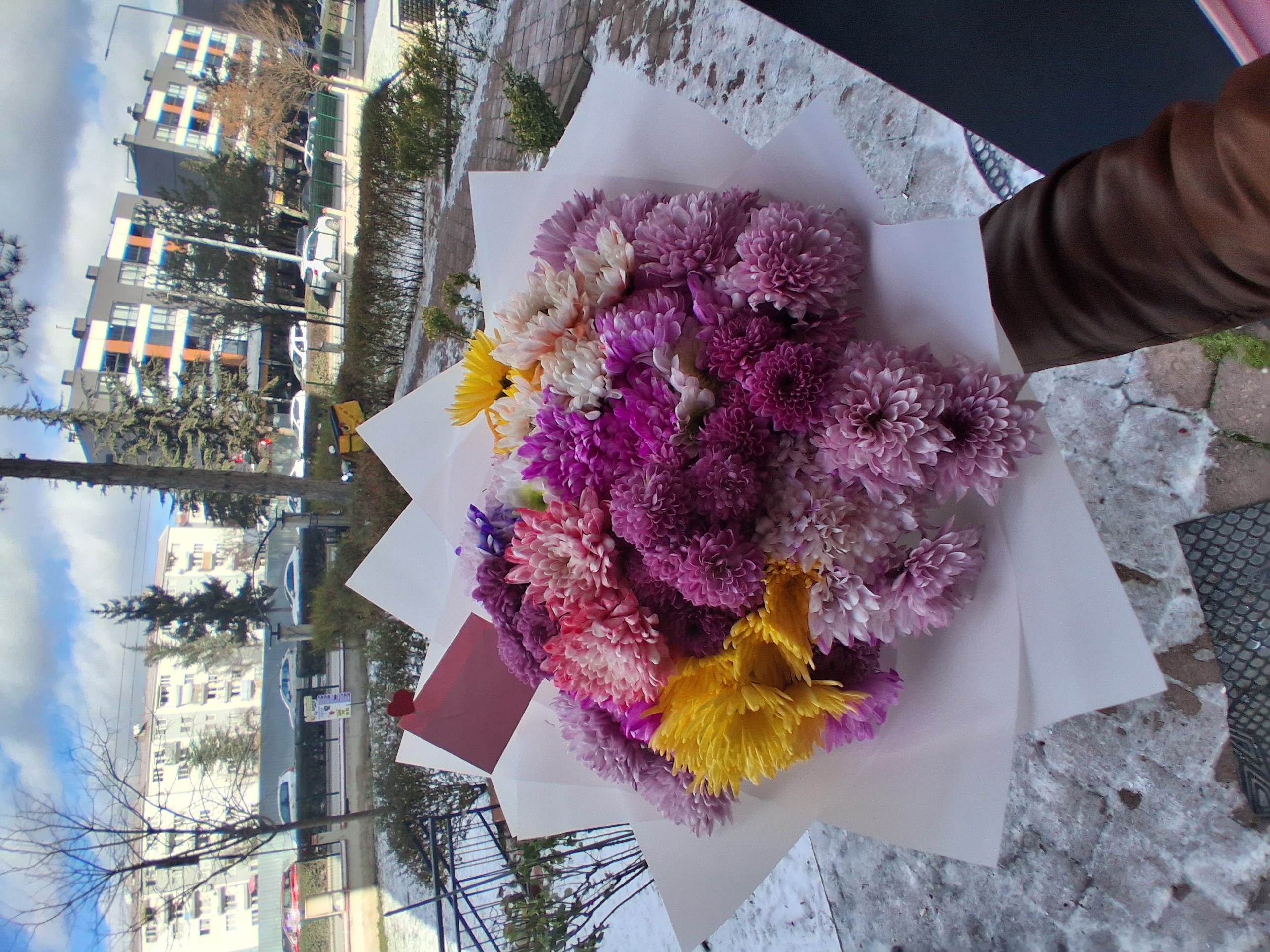 Büyük Boy Kasımpatı Buketi  - Görsel 2