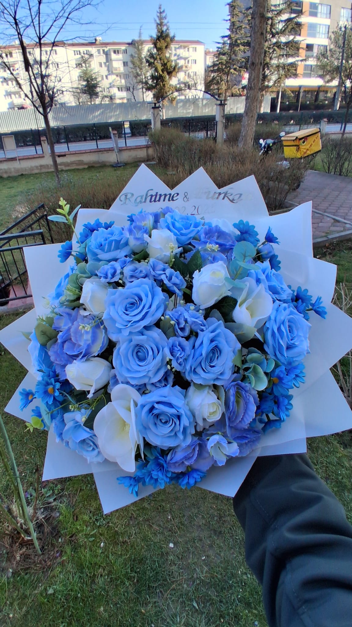  Mavi isteme buketi - Görsel 2