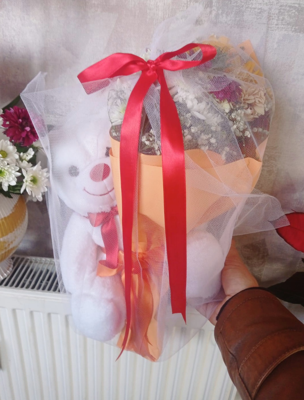 Ayıcık ve Karma Buket 